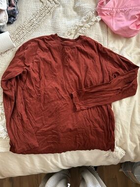 Rust Long Sleeve Top